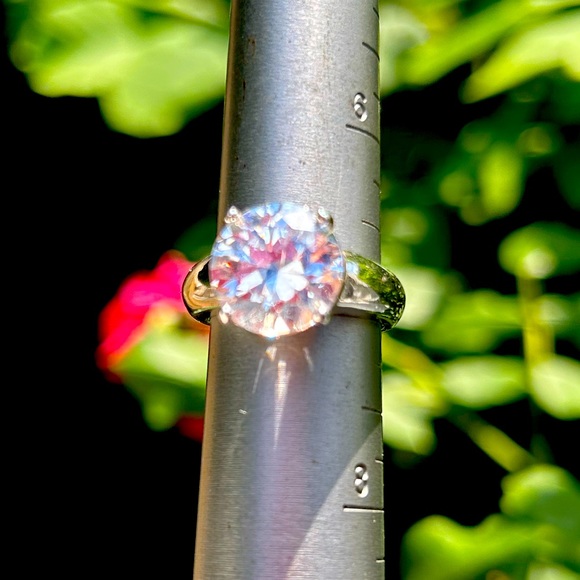 ELLE Crystal 925 cocktail ring - Picture 1 of 8